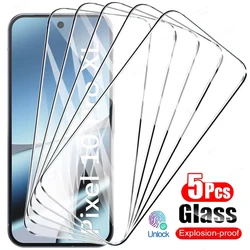 Premium 5 - Pack Tempered Glass Screen Protector - High - Definition Protective Cover - Tempered Glass