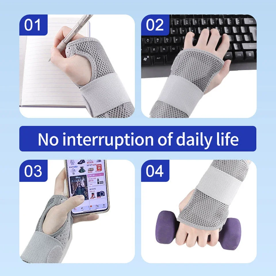 Wrist Brace Support Band for Arthritis Carpal Tunnel Hand Sprain Tendinitis