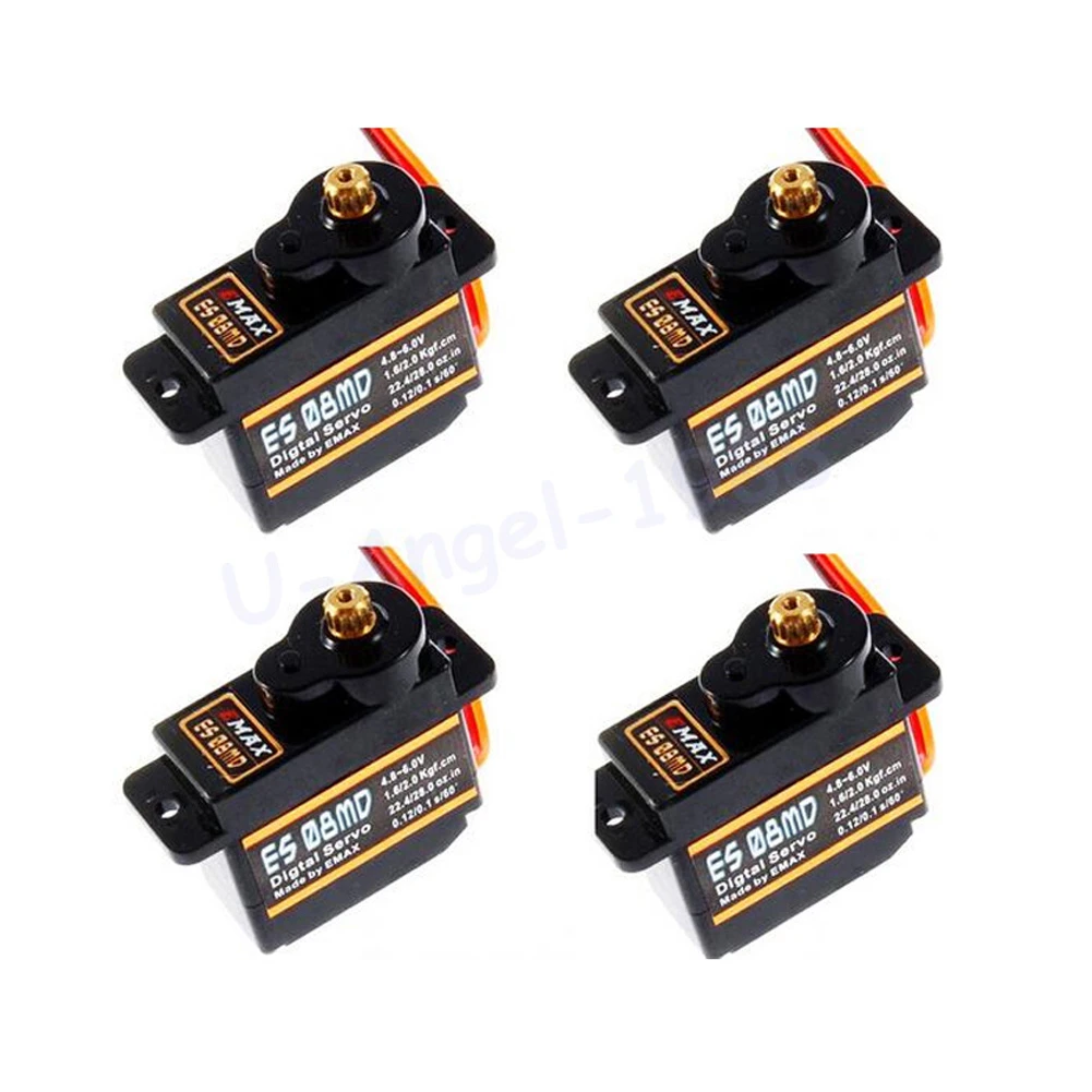Emax Es08mdii Es08md Ii Metal Gear Digital Servo Up Sg90 Es08a Es08ma