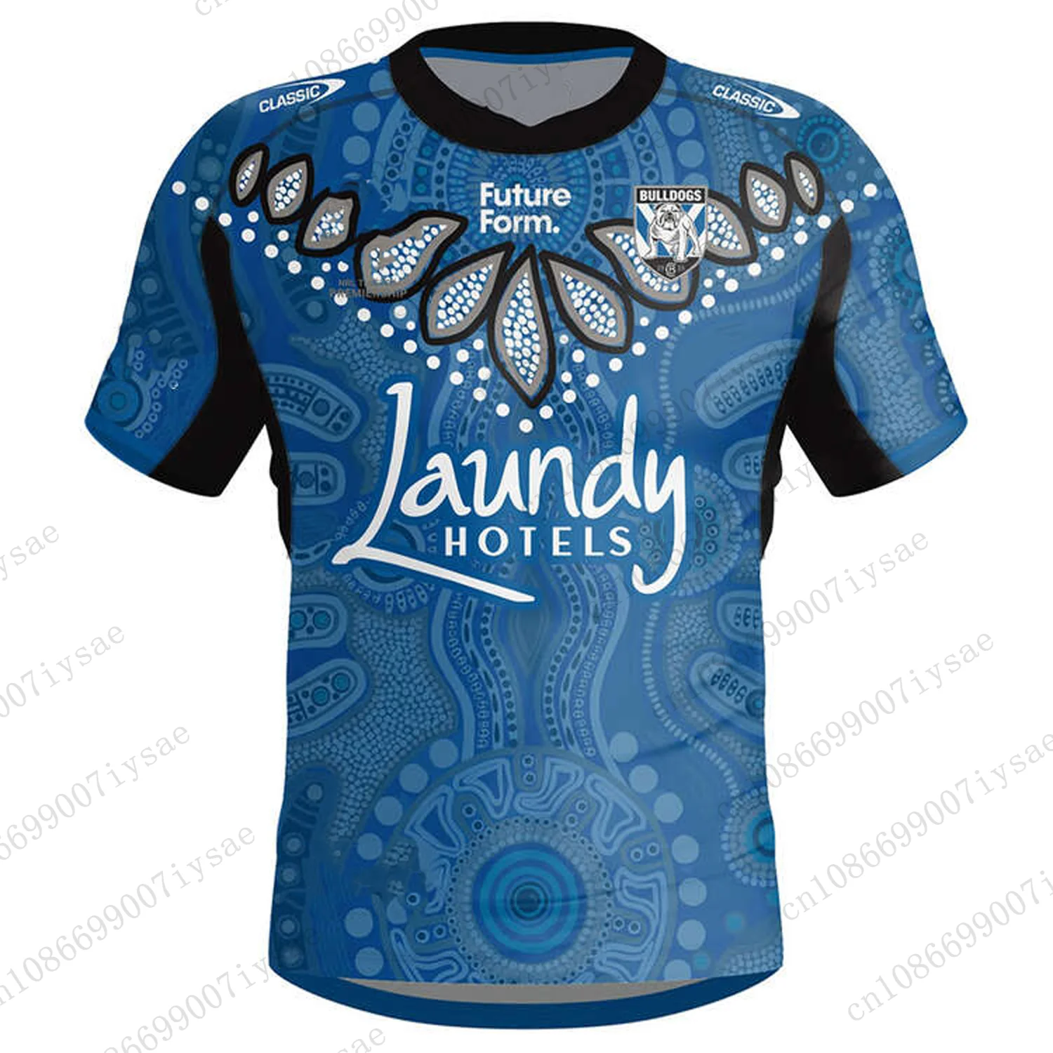 Bulldogs 24/25 Man Rugby Jersey Summer Fathion New Arrival Breathable Training Jersey Football Oversized Uniform For Adult&Kid 3