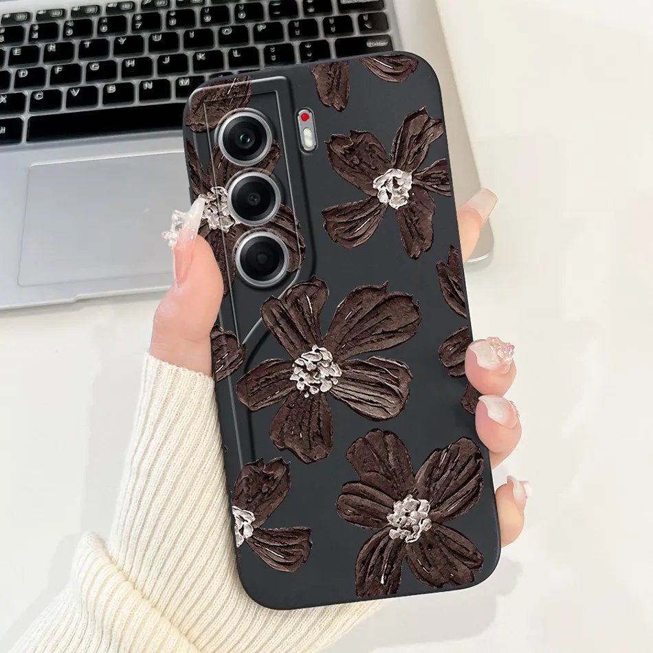Elegant Butterfly Floral Soft Silicone Phone Case and Bumper