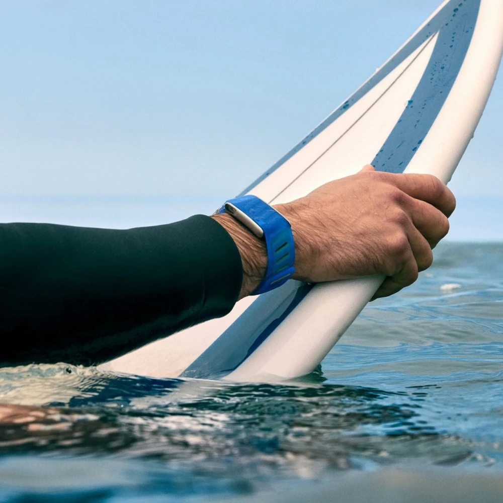 Comfortable Soft Silicone Sport Fitness Wristband - Flexible, Waterproof, and Sweatproof