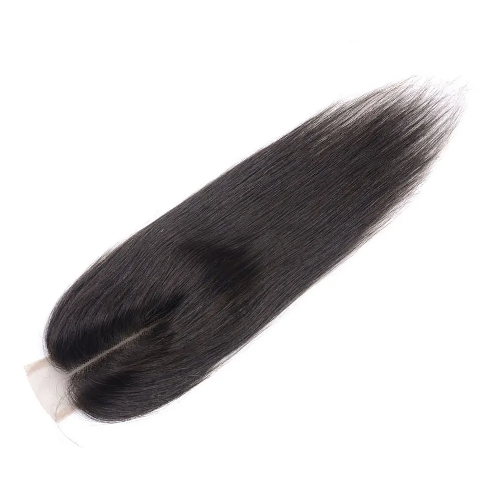 2x6 Closure Human Hair Newmi Transparent 2x6 Lace Closure Pre Plucked Straight Hair Natural Color Kim Lace Closure Extensions 4