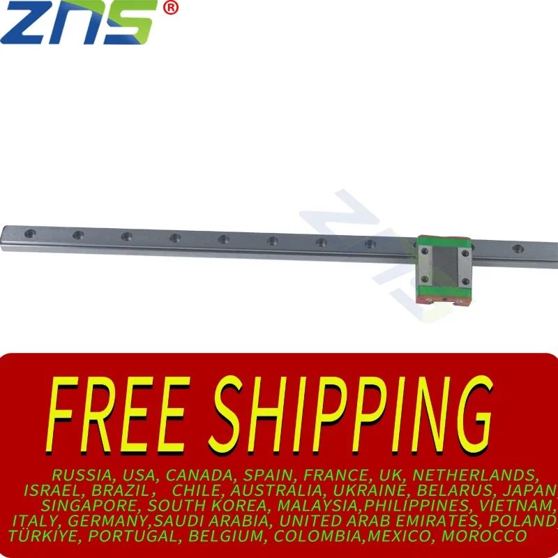 

Linear guide rail 150-1600mm one guide rail with one sliding bearing seat MGN7C/MGN9C/MGN12C/MGN15C/MGW7C/MGW9C/MGW12C/MGW15C