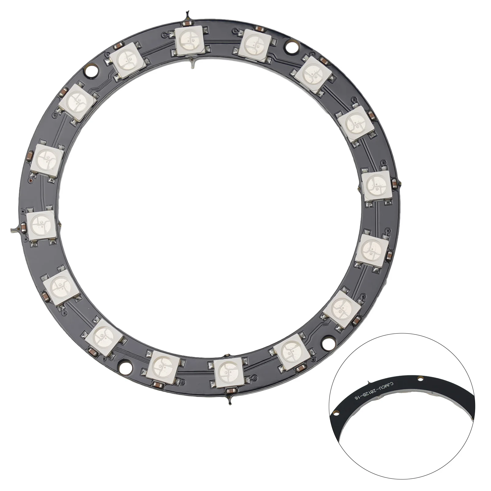 5V LED-Ring Individuell adressierbare RGB-LED - NeoPixel-Ring für WS2812 Vollfarb-Treiberlampe Tragbares Beleuchtungszubehör – Detail 30