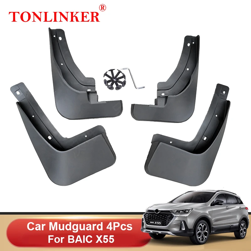 Car Mudguard For Baic X55 Fl 2020 2021 2022 Front Rear Mud Flaps