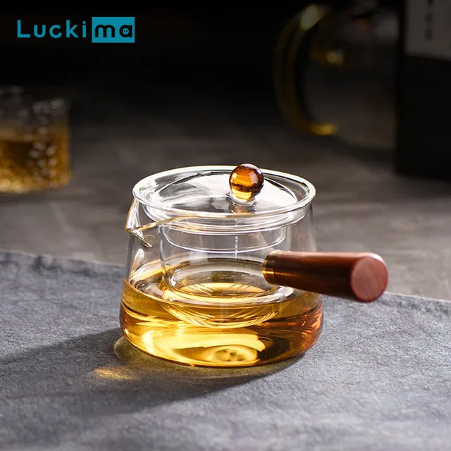 Hőálló Üveg Teáskanna Dupla Üvegvízi Kancsó Vízforraló Rozsdamentes Acél Tea Infuser Kung Fu Teakészlet Puer Ajándék Ötlet - Image 2
