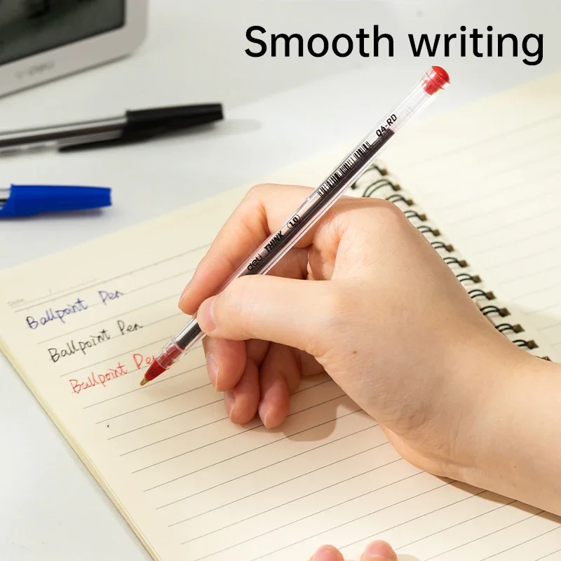 Deli 1mm Ballpoint Pen 3Colors 5/10PCS Office Student Gift