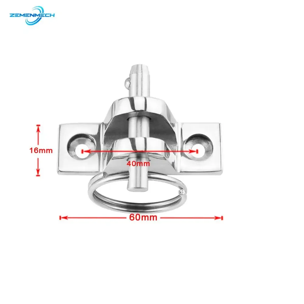 316 Stainless Steel Boat Bimini Top Deck Hinge with Quick Release Pin 90 Degree Boat Accessories Marine Kayak Canoe Yacht Cover