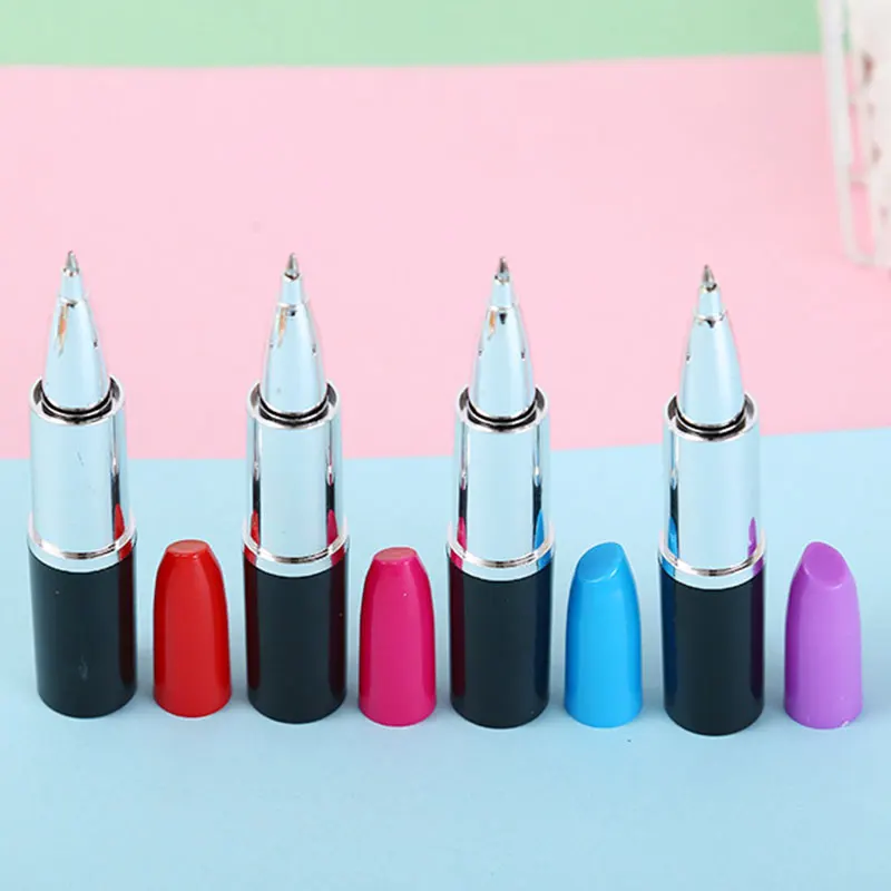 

20pcs Lipstick Ball-Point Pen Creative Beautiful Ball-Point Pen Lipstick Sign Pen Girl Gift for Home Store School