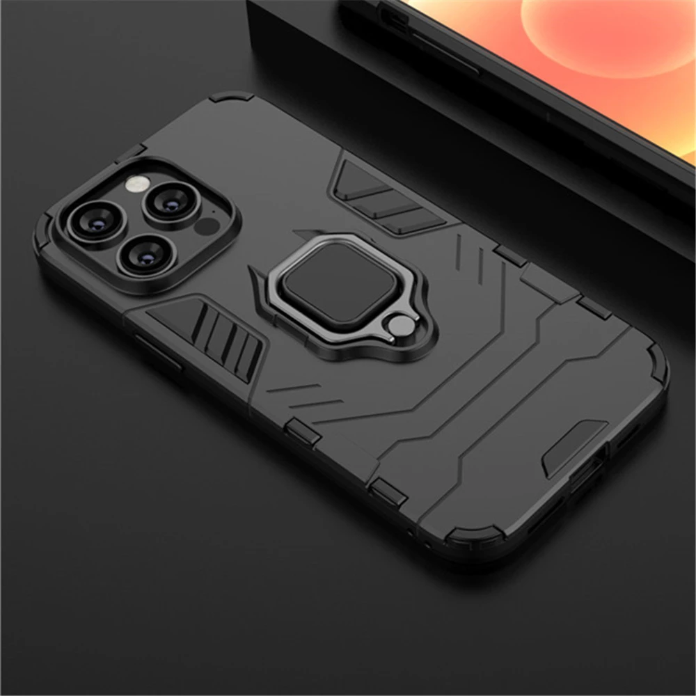 iphone 13 mini silicone case Phone Case For iPhone 14 Pro Max Case iPhone 14 Pro Cover Ring Stand Holder Bumper Cover For iPhone 14 Max 14 Pro Funda Coque cute iphone 13 mini case