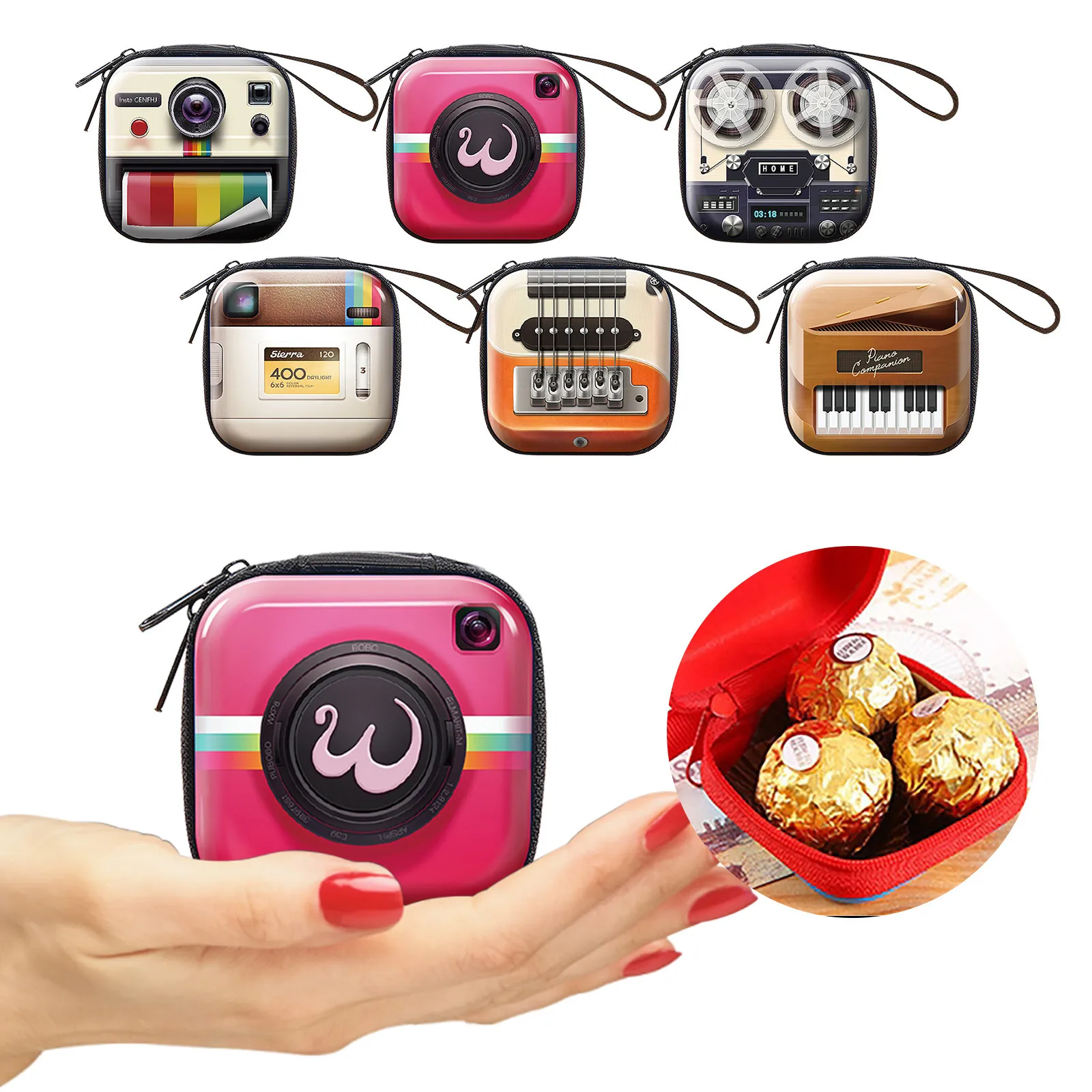 New Creative Children's Money Box Kawaii Cartoon Practical Coin Purse Retro Key Coin Bag Electrical Toy Holiday Gift копилка