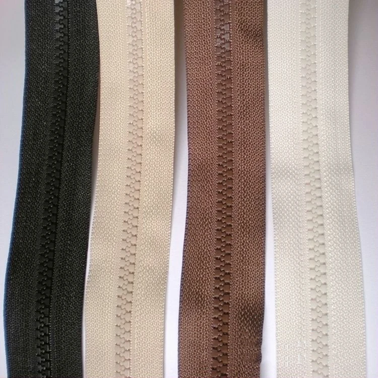 5/10Meters 5 Resin Zippers Coded Zipper Chain Tape Double Open End Zip