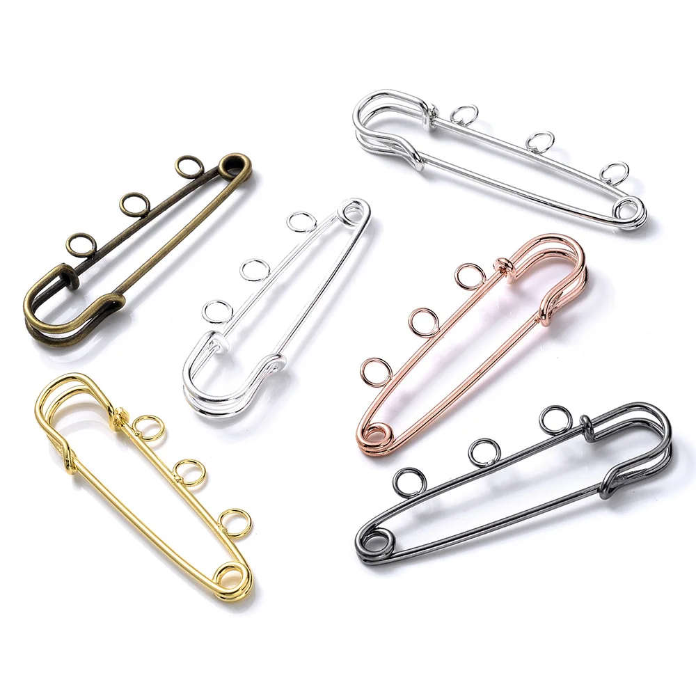 Gold Safety Pins Large Brooch Pins Metal Necklace Jewelry Earring Pins for  Women Girl Decoration Accessories Kilt Pins 30pcs -  Israel