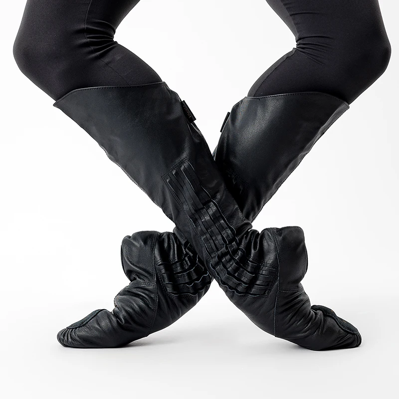 Sansha Men's Ballet Dance Boots For Professional Stage Performance Cow Leather With Elastic Side Soft Sole CB24LCO 3