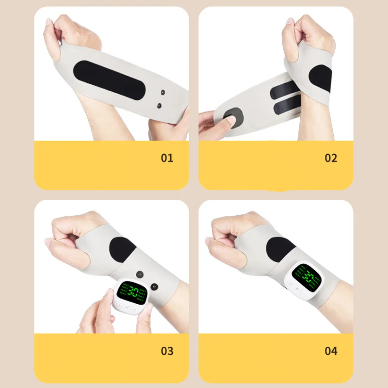 Tendon Sheath Massage Wrist Strap Wrists Sprain Hand Massager Adjustable Motion Massager Wrist Support