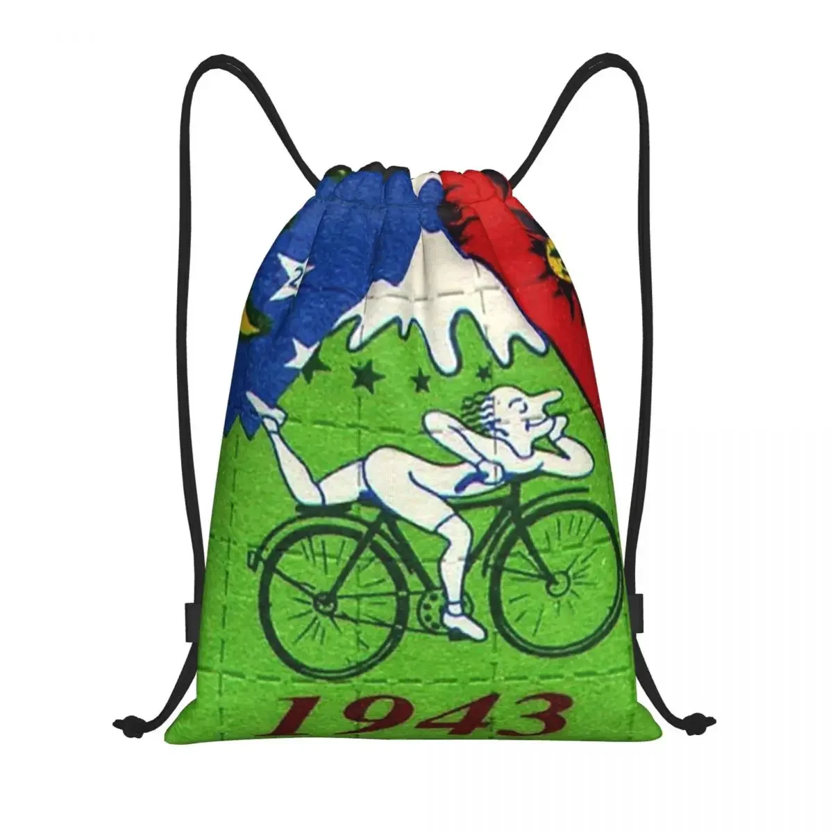 

Albert Hoffman 1943 Blotter Drawstring Backpack Bags Lightweight Lsd Acid Blotter Party Gym Sports Sackpack Sacks for Traveling