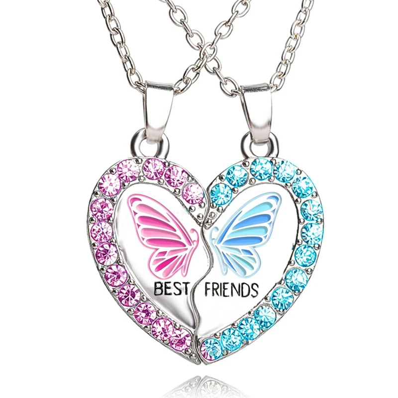 Gli amici attraggono magneticamente la collana del migliore amico Collane dell'amicizia a forma di farfalla Collana BFF acquista in modo economico - spedizione gratuita, recensioni reali con foto