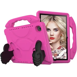 Durable EVA Shockproof Kids Case with Stand and Holder for MatePad Mini 2025 (Rose Red)