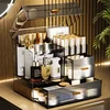 32x32x20cm Acrylic Luxury Cosmetics Storage Box Desktop Large Capacity Skin Care Lipstick Jewelry Dustproof Organizer Rack 1