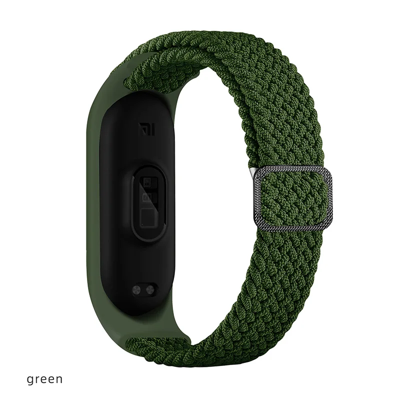 Elastic Nylon Braided Solo Loop Strap with Adjustable Buckle