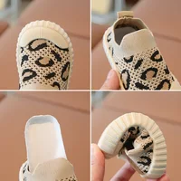 Children Mesh Breathe Sneakers Spring New Casual Leopard Boys Mesh Shoes Girls Toddler Shoes Light Soft Bottom Shoes Zapatillas 5