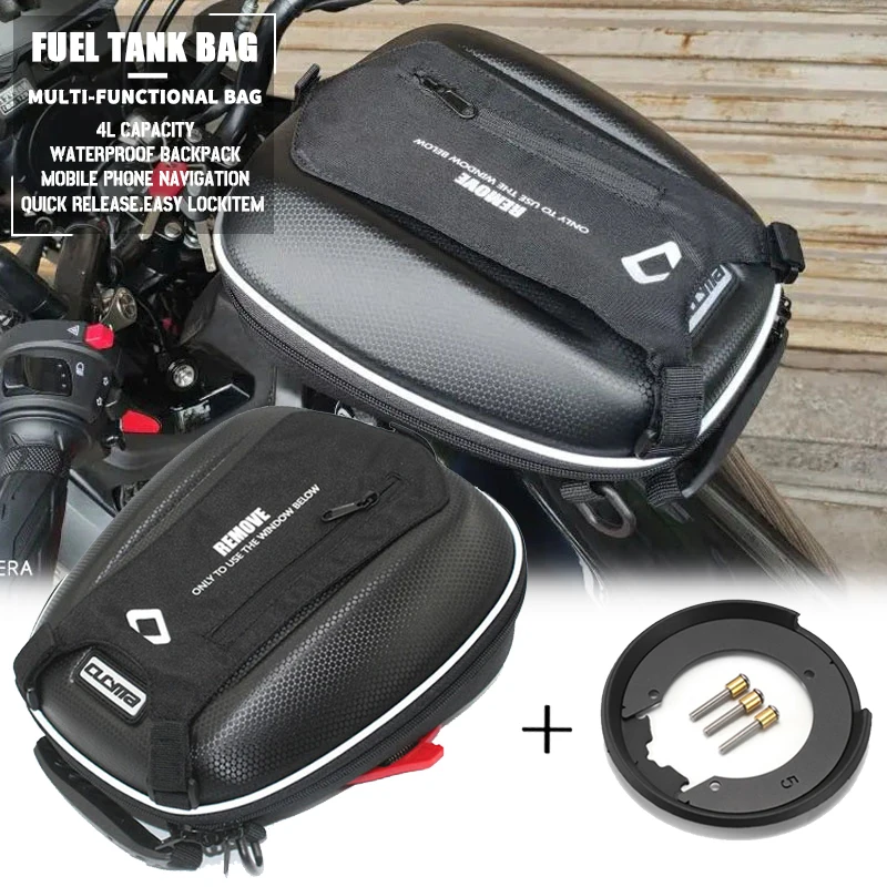 Tank Bag For KAWASAKI ER6N ER6F ZX14R ZZR 1400 NINJA 650 1000 ZX6R KLE
