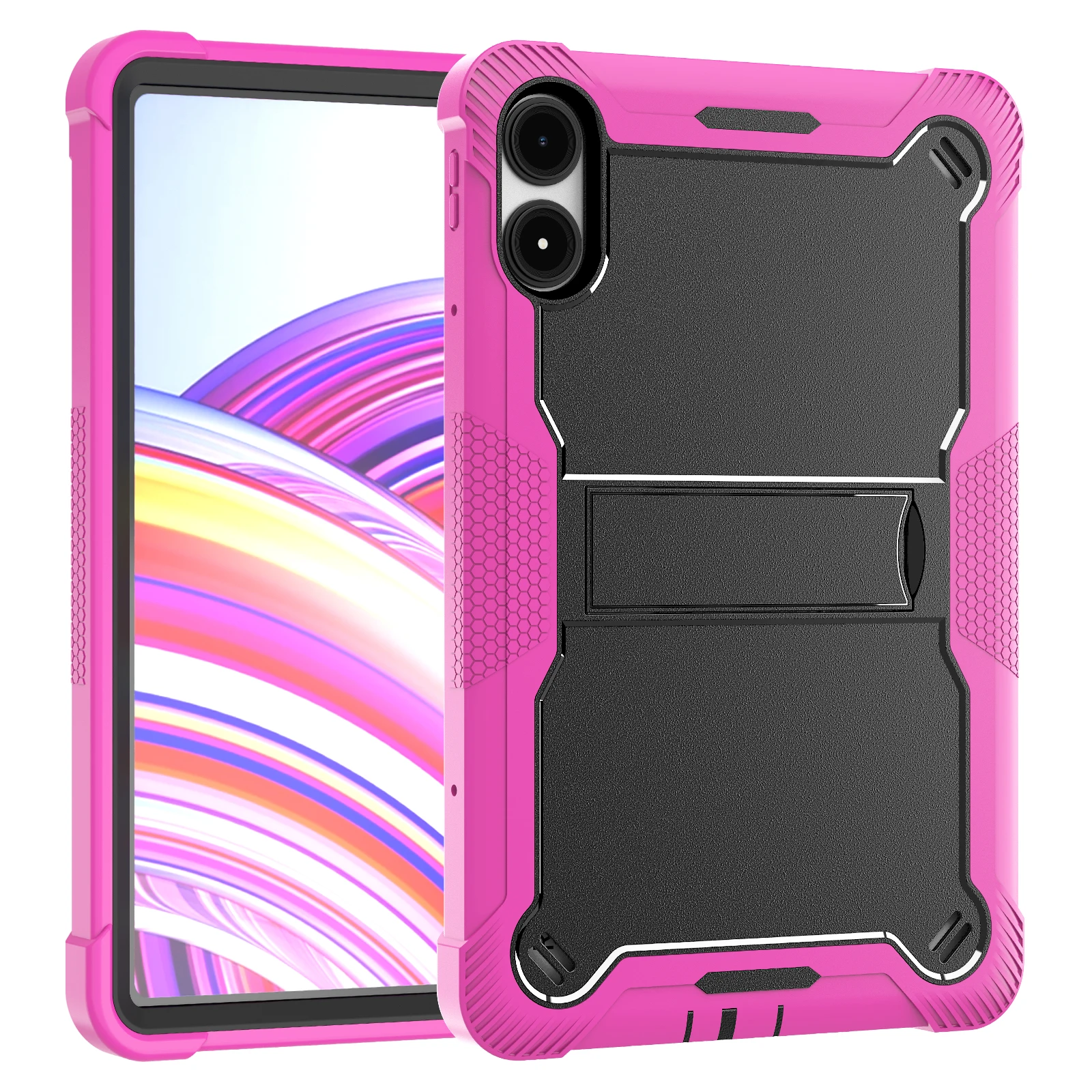 Durable Protective Tablet Stand Cover with Armor Design