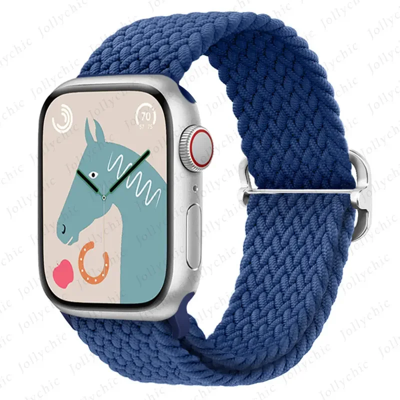 Braided Solo Loop Strap for Apple Watch - Stylish and Comfortable Wristband Accessory