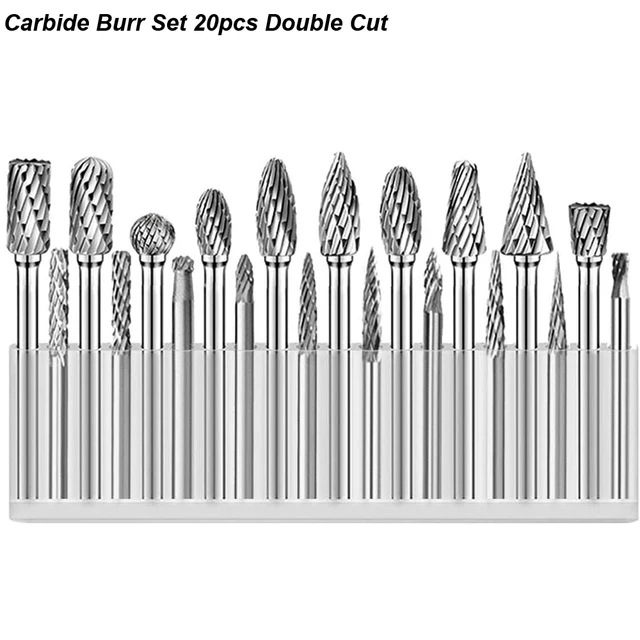 Carbide Burr Set Die Grinder Rotary Tool Rasp for Dremel Wood Carving