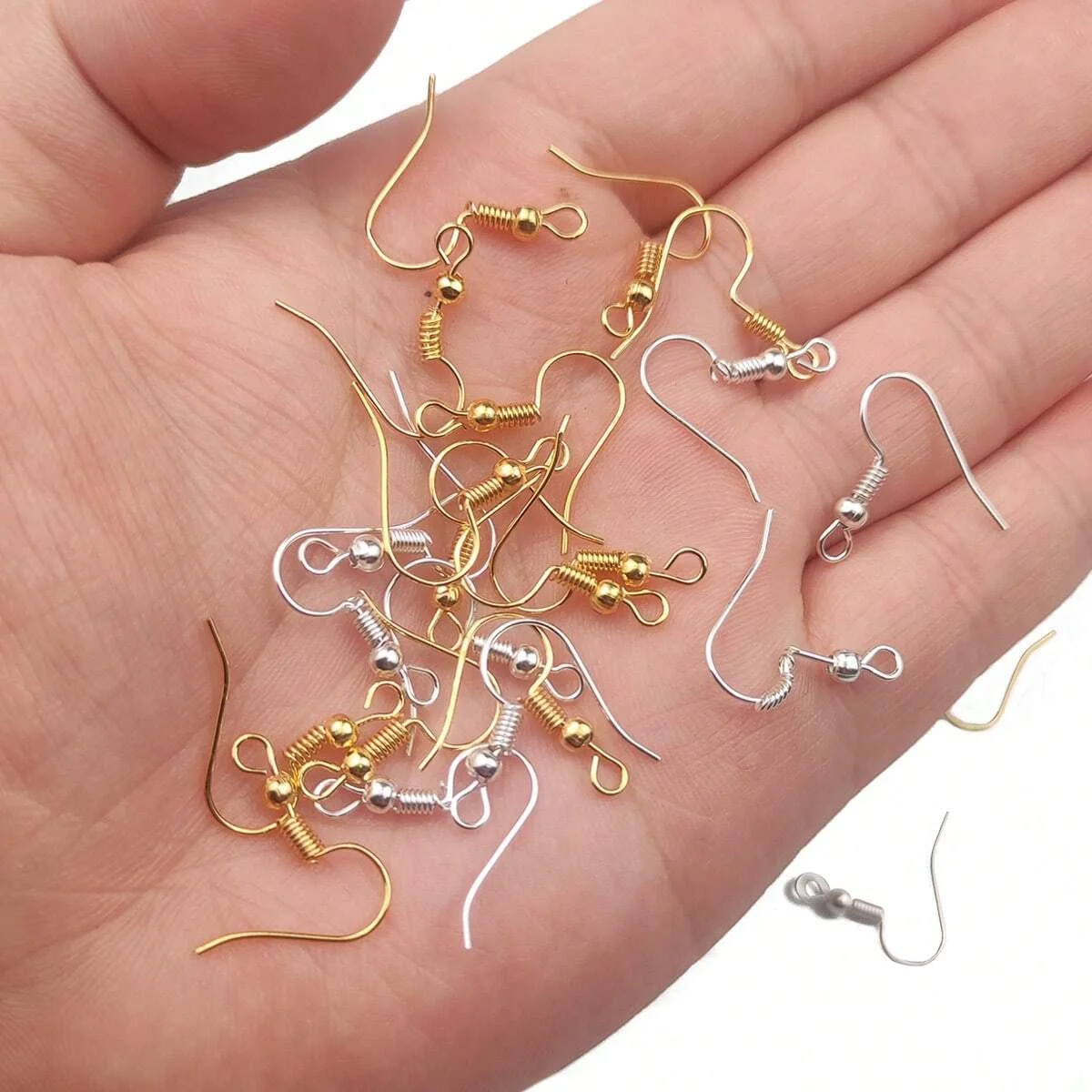 200 Oorhaken 925 Sterling Zilver - Hypoallergene Oorbellen voor Doe-Het 200 Oorhaken 925 Sterling Zilver - Hypoallergene Oorbellen voor Doe-Het