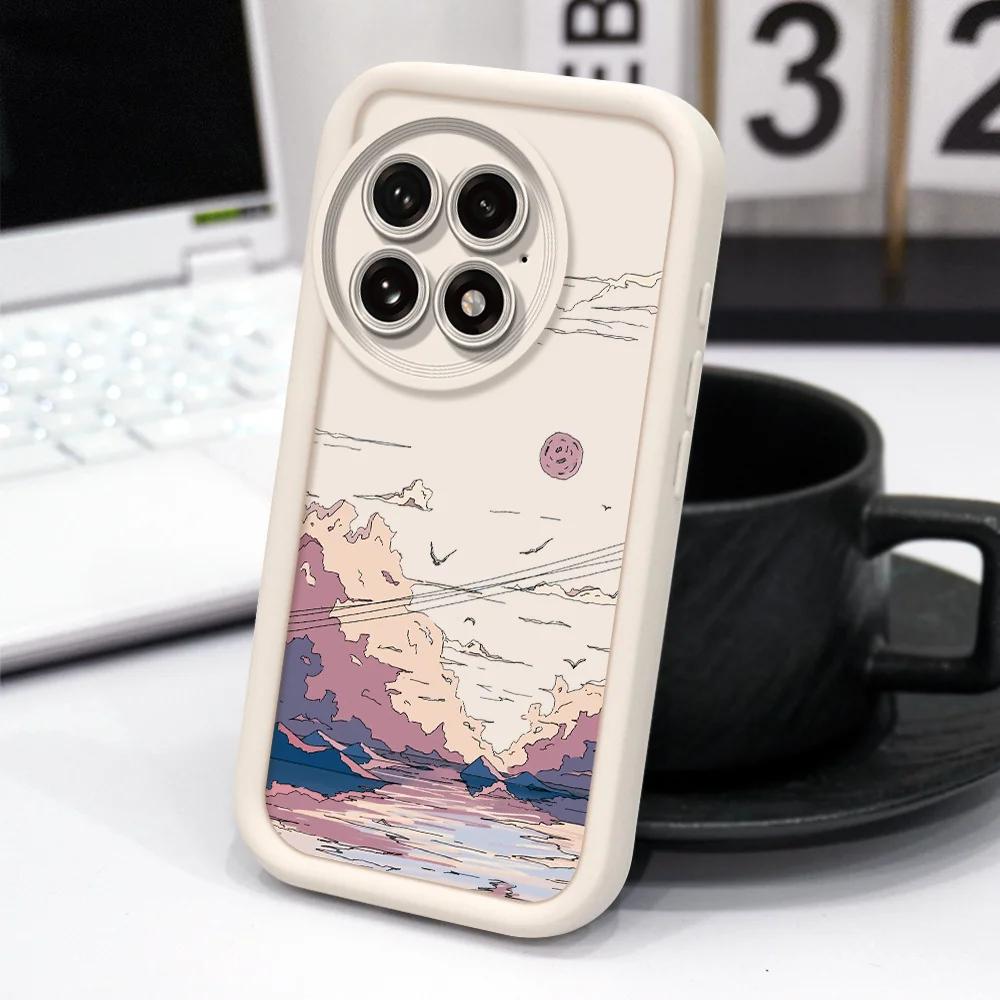 Misty River Staircase Soft Phone Case Cover