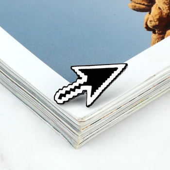 Clássico computador cursor broche ai ps toolbar esc teclado janela ícone ampulheta esmalte pino para it trabalhador saco crachá presentes jóias 7