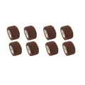 8pcs brown