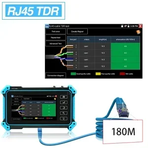 IPC-5200/5100 Plus 8MP 4K AHD CVI TVI CVBS IP Camera Test 5.4" IPS Touch Screen