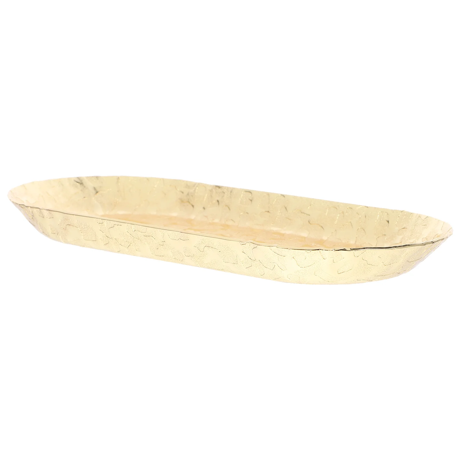 

Stainless Steel Hammer Plate Dish Fruit Tray Jewelry Cosmetics Storage Tea Trinket Towel Trays Desk