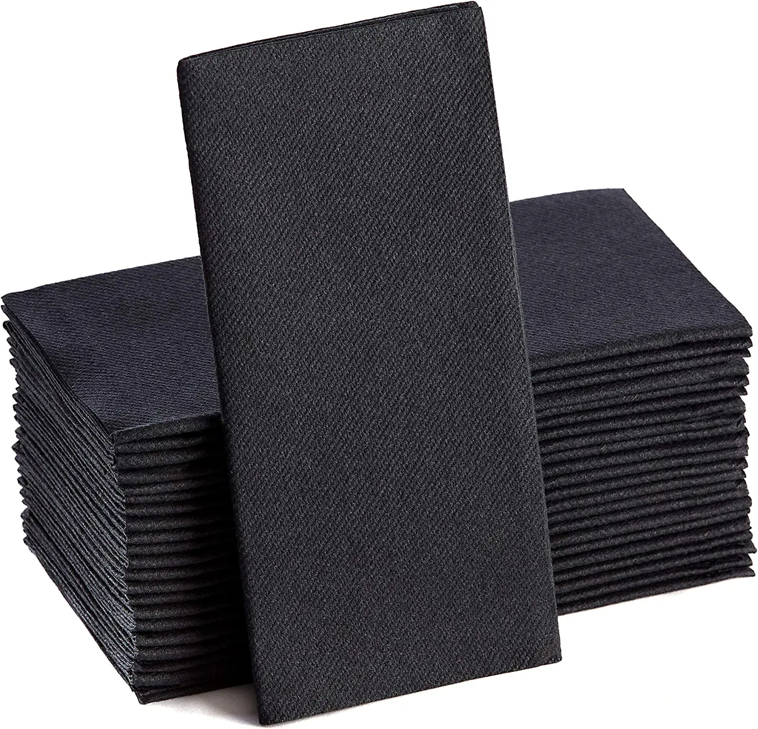 100PCS 긴 리넨 느낌 저녁 종이 냅킨, 30*43cm 일회용 냅킨, 파티 결혼식 저녁 식사를위한 부드러운 테이블 흡수성 냅킨