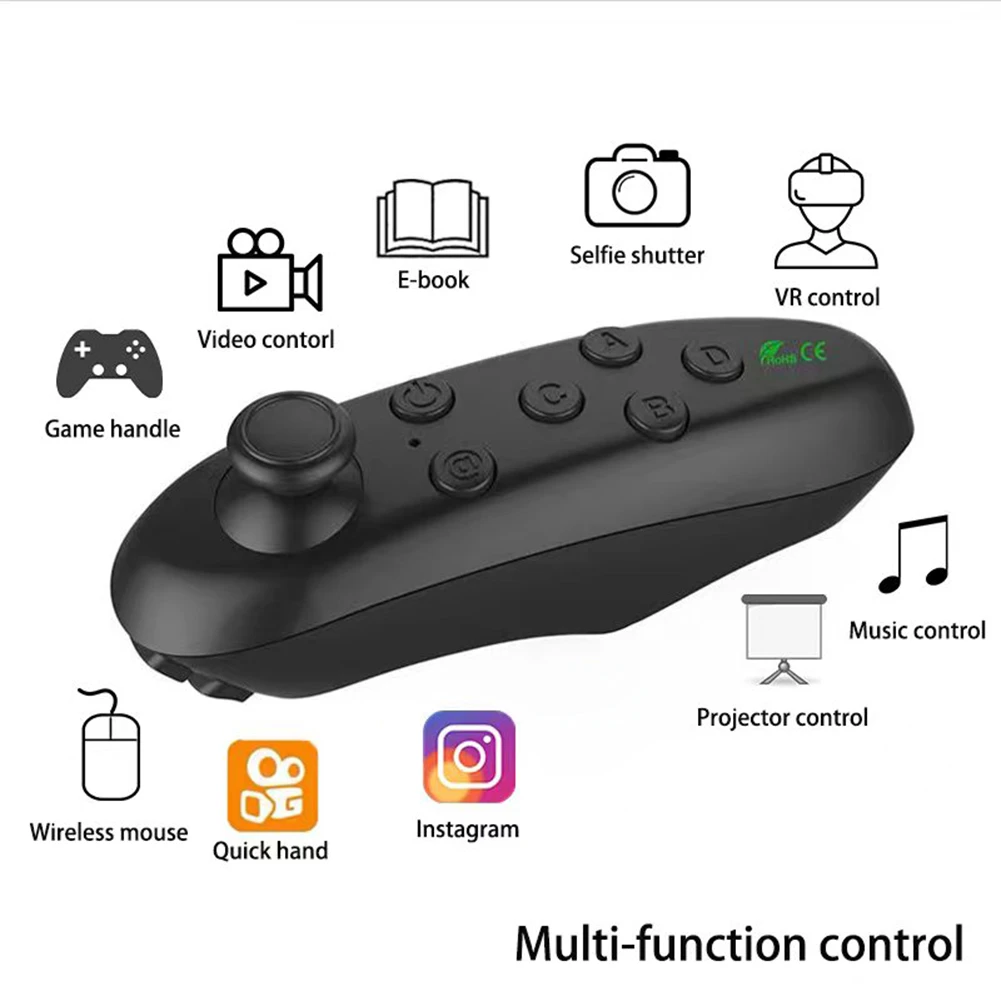 mekanisk Sophie Overskrift Universal Vr Gamepad Wireless Bluetooth Remote Controller For Ios Android  Joystick Game Pad Control For Vr Box Vr Glasses - Vr/ar Glasses Accessories  - AliExpress