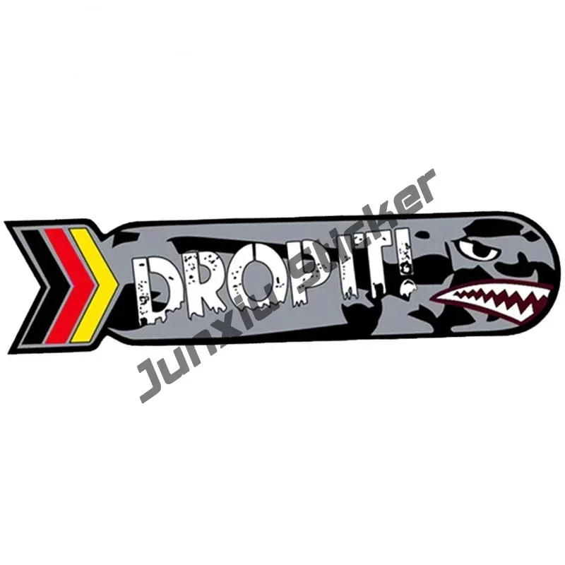 Car Window Sticker Bomb Flying Tiger Shark Stickers Vinyl Motorcycle Decal Creative Graffiti Scuba Dive Grenada Attacking Shark Sticker