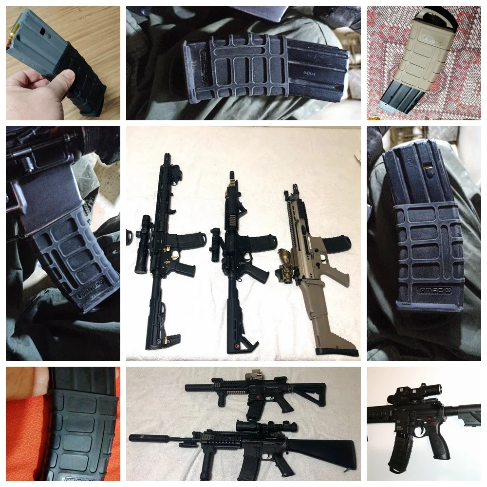 Tactical M4 M16 Fast Magazine Rubber Holster for 5.56 Mag Sleeve Pouch Anti-slip Cover Protective Airsoft Hunting Accessories magazine pouch ammo pouch airsoft accessory ammunition bag
