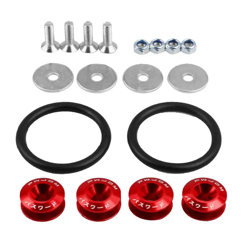 

Quick Release Fasteners Ideal For Front Bumpers Rear Bumpers And Trunk/hatch Lids Universal Aluminum