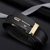 Men's Business Belt Fashion Genuine Leather Automatic Buckle Belt Personalized High end Belt