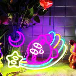 Color baby adjustable neon lights, customized color children's bedroom, suitable for banquets, bars, background atmosphere neon