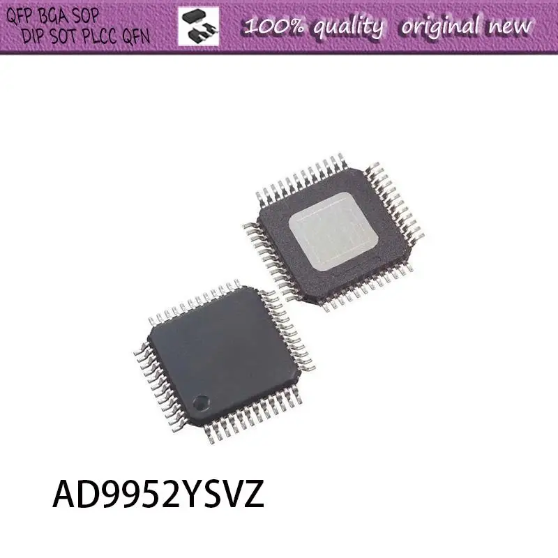 

NEW 2PCS/LOT AD9952YSVZ AD9952 YSVZ TQFP-48