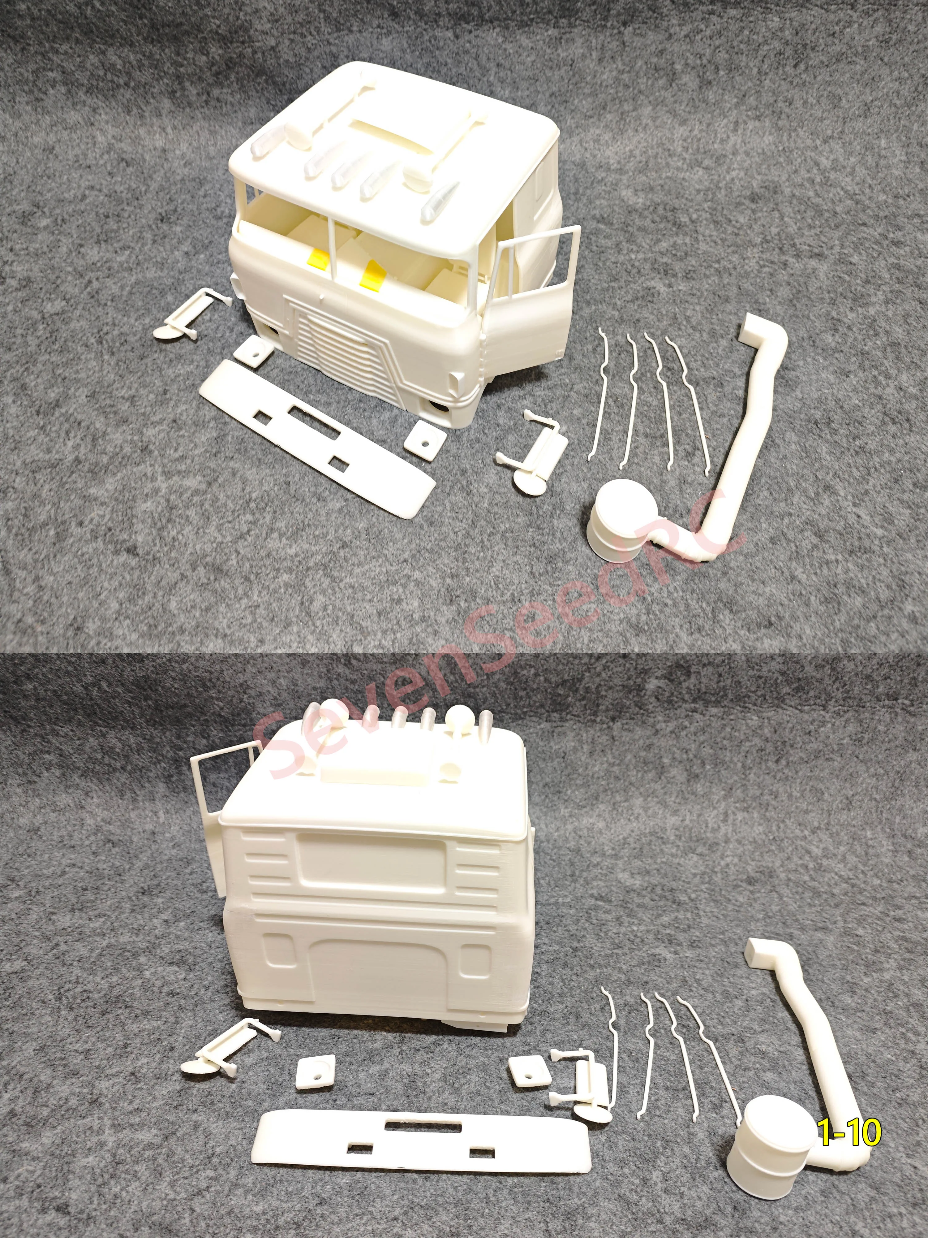 3d Print Truck Cab Kit International Transtar 1/14 For Fmx Static Dot Model JDM Tamiya Lesu Lxy Scaleclub 2