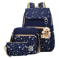 3pcs School Bags For Teenagers Girls Children School Backpacks Students Kids SchoolBag Set Travel Bag Rucksacks Mochila 1