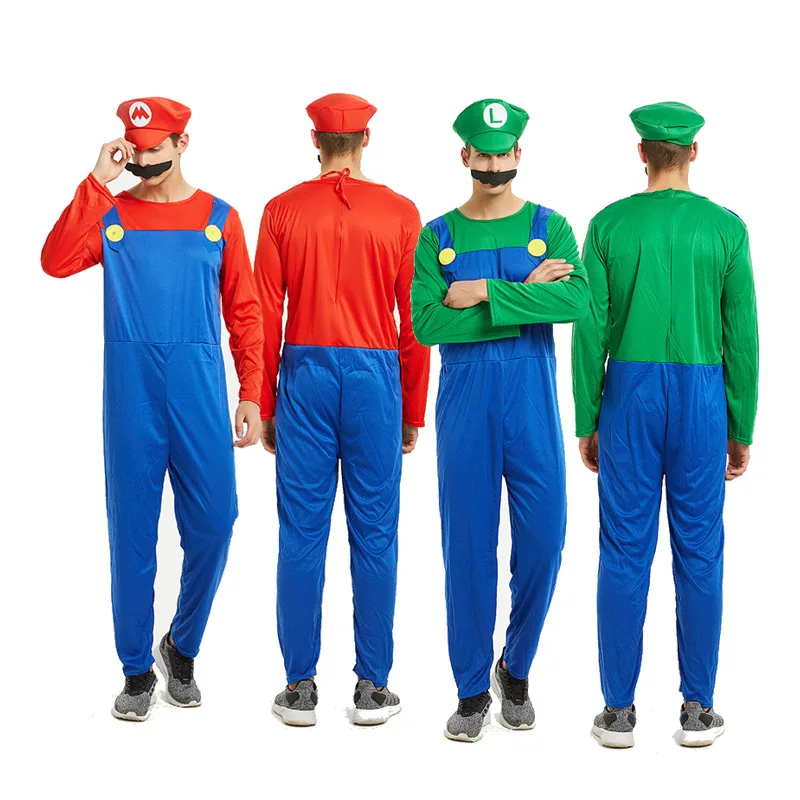 Super Bros Luigi Plumber Cosplay