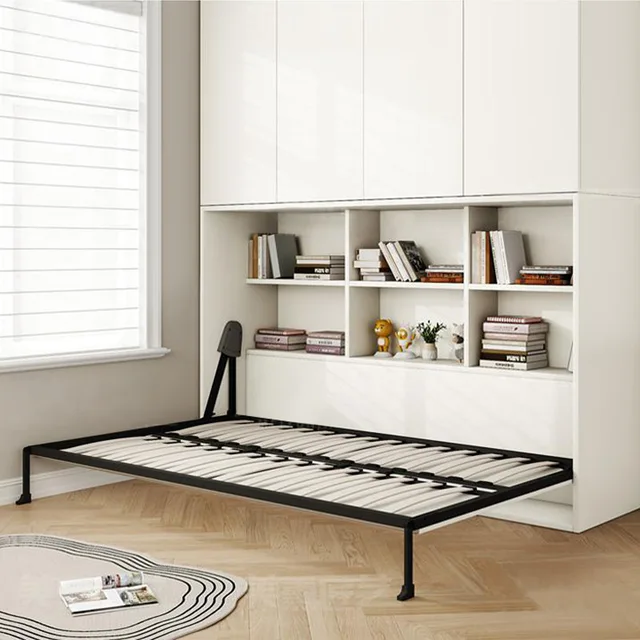Rollover invisible bed wall small apartment study wardrobe integrated folding wall multi-functional hidden 2 Rollover invisible bed wall small apartment study wardrobe integrated folding wall multi-functional hidden 2