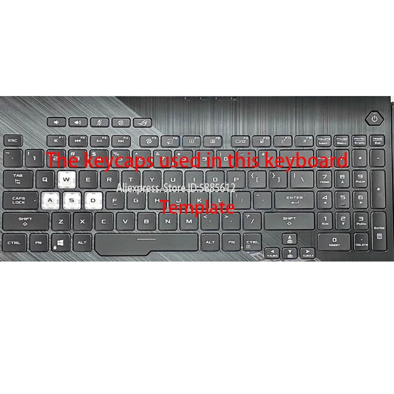 交換用キーキャップ,asus tuf Gaming 8 f15 fx506 fa506,fa506ii 