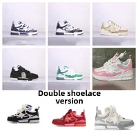 New Hot Sale Of The Season Men's Casual Sport Shoes Bread Design High Platform Fashionable Couple Style round Toe Leather Pat...